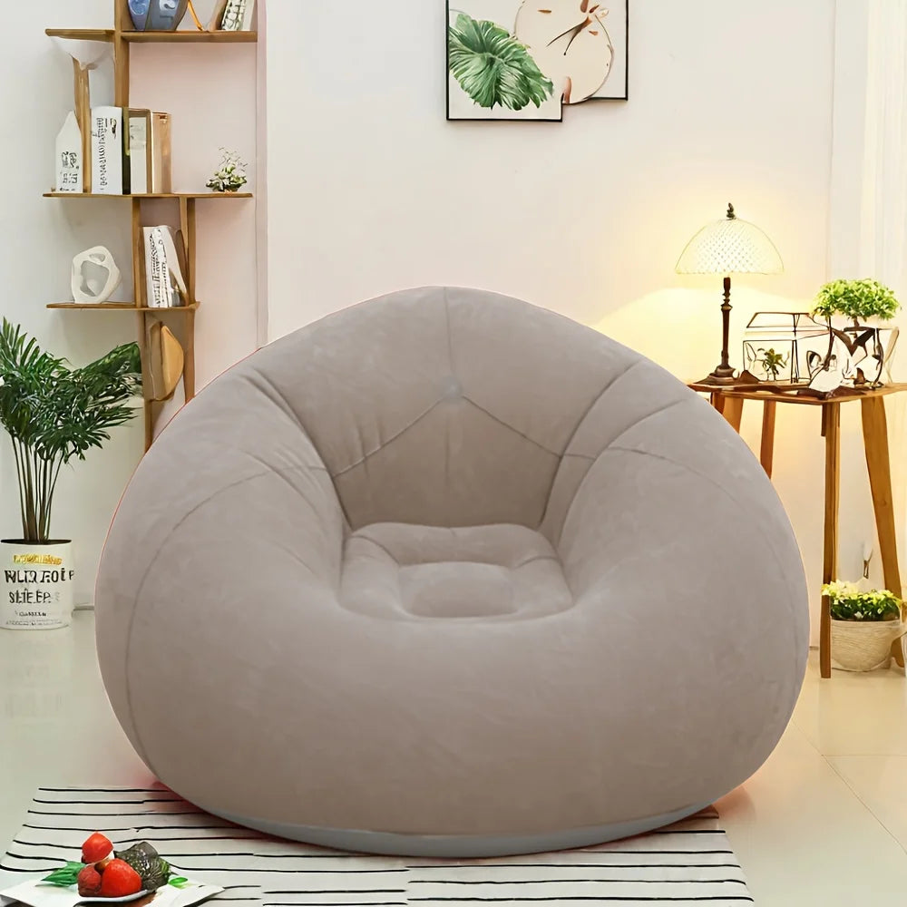 Fauteuil pouf gonflable