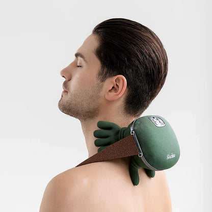 Masseur cervical et d'épaules portable rechargeable à pression digitale pour la relaxation