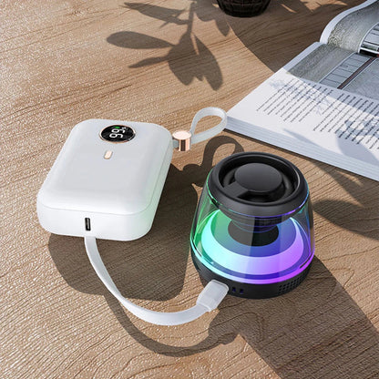 Mini Speaker LED Magnétique