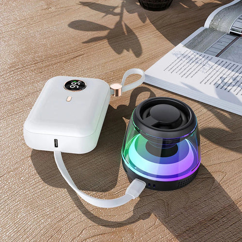 Mini Speaker LED Magnétique