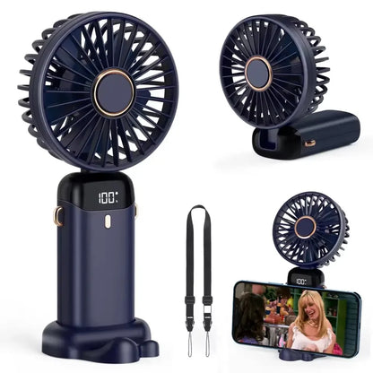 Mini ventilateur LED portable et pliable