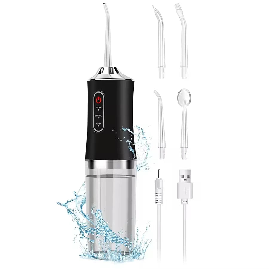 Hydropulseur sans fil rechargeable professionnel, 3 modes