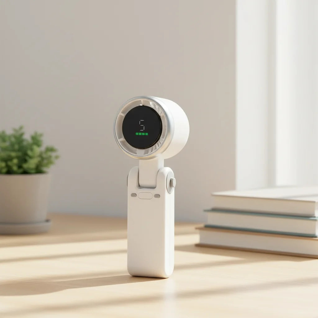 Ventilateur portable intelligent avec Écran LED