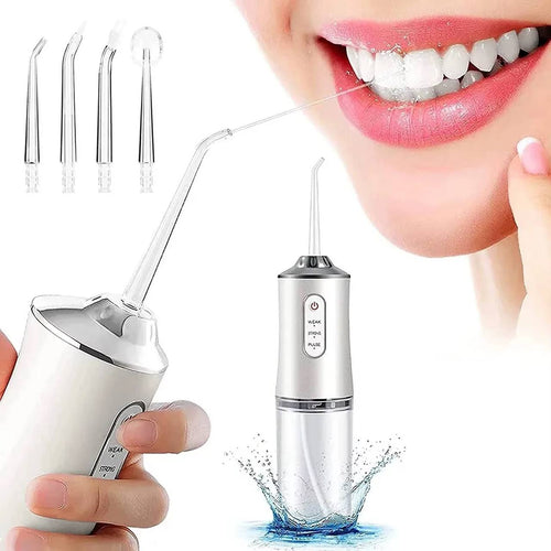Hydropulseur sans fil rechargeable professionnel, 3 modes