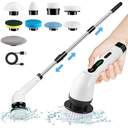 Brosse de nettoyage électrique multifonctionnelle sans fil