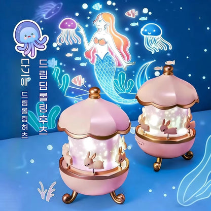 Projecteur Ciel Étoilé Rotatif 360° avec Musique Relaxante